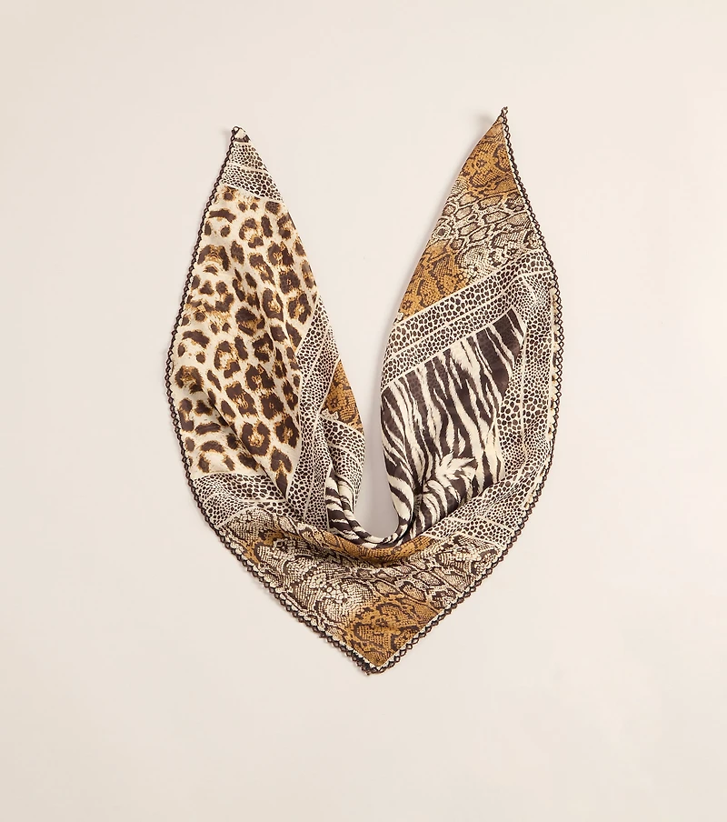 Jungle Chic Print Scarf