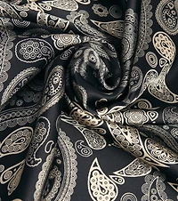 Print Play Paisley Satin Scarf