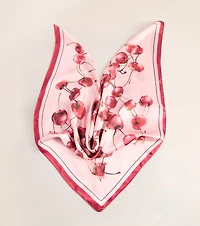 Cherry On Top Printed Satin Scarf