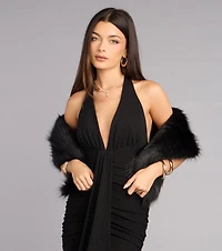 Ms. Diva Faux Fur Shawl