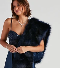 Ms. Diva Faux Fur Shawl