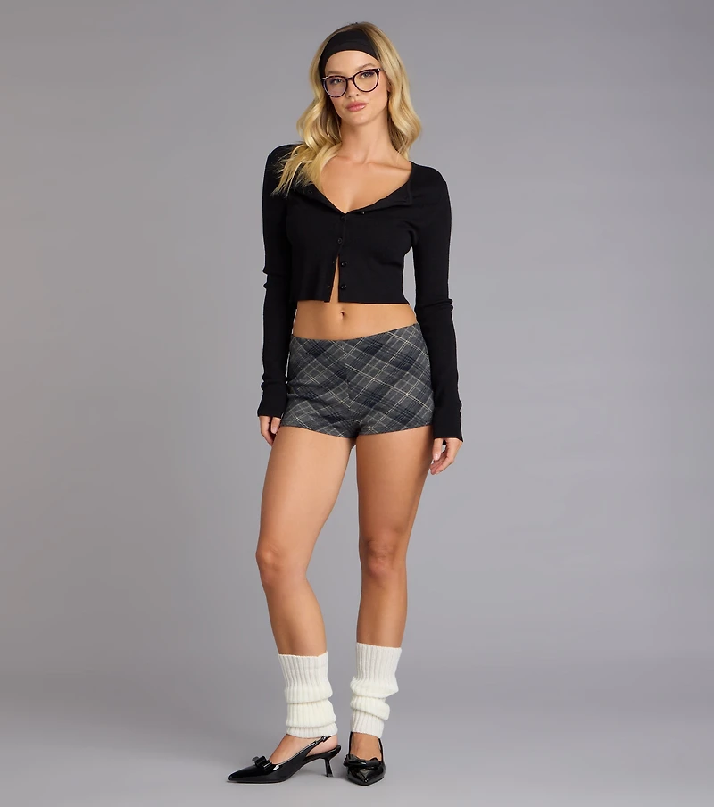 Stylish Layer Rib Knit Leg Warmers