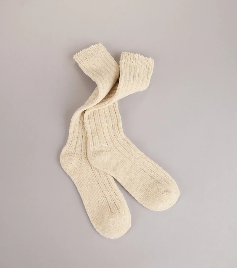 Lounge Luxe Chenille Socks