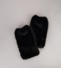 Cozy Girl Faux Fur Leg Warmers