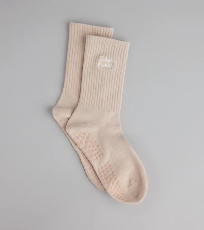 Inhale Exhale Grip Crew Socks