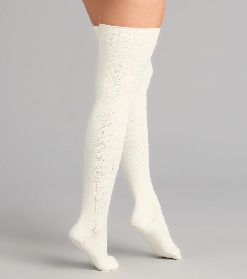 Toasted Cozy Knit Socks