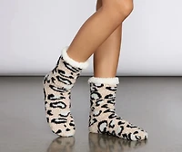 Toasty Toes Non-Slip Fuzzy Socks
