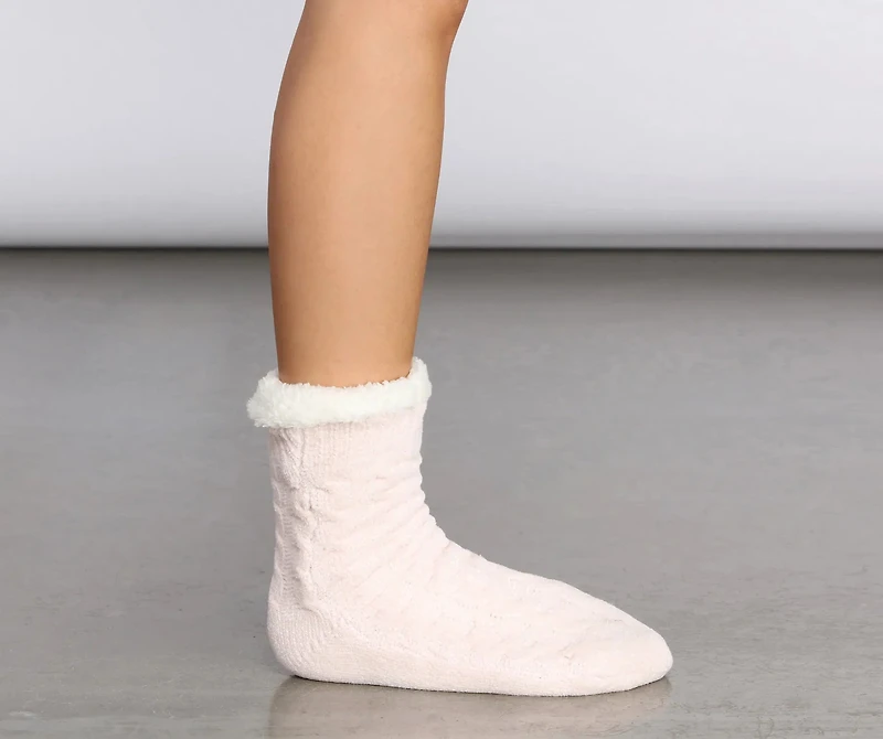 Cozy Non Slip Knit Socks