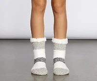 Toasty Toes Non-Slip Fuzzy Socks