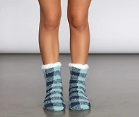 Toasty Toes Non-Slip Fuzzy Socks