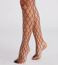 Heart Attraction Fishnet Tights