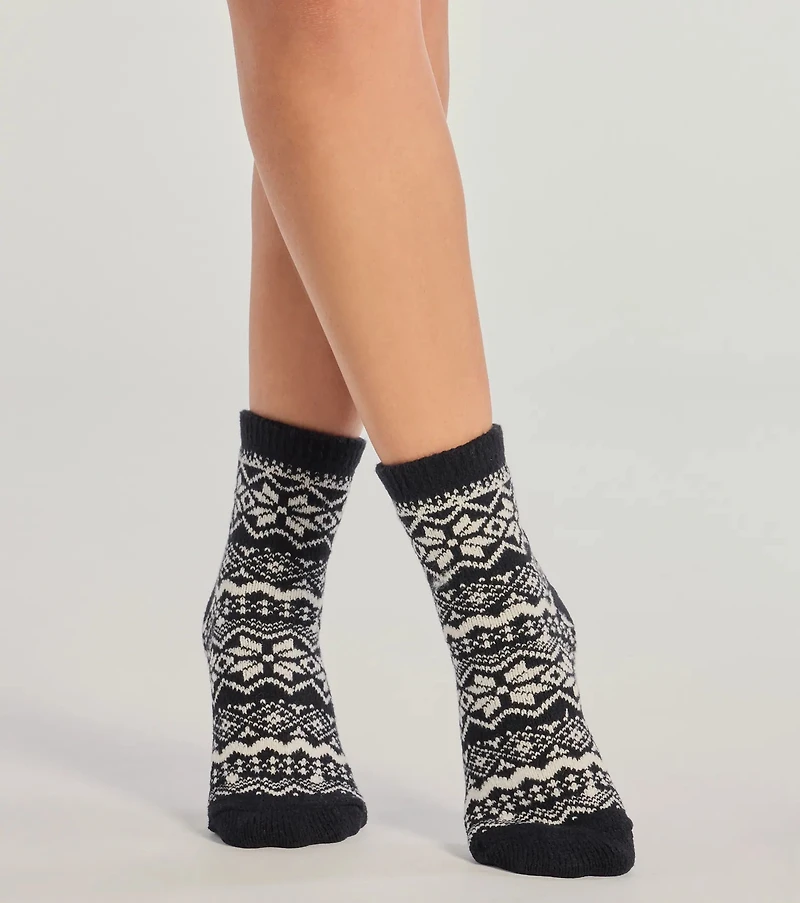 Cozy Fair Isle Two-Pack Socks