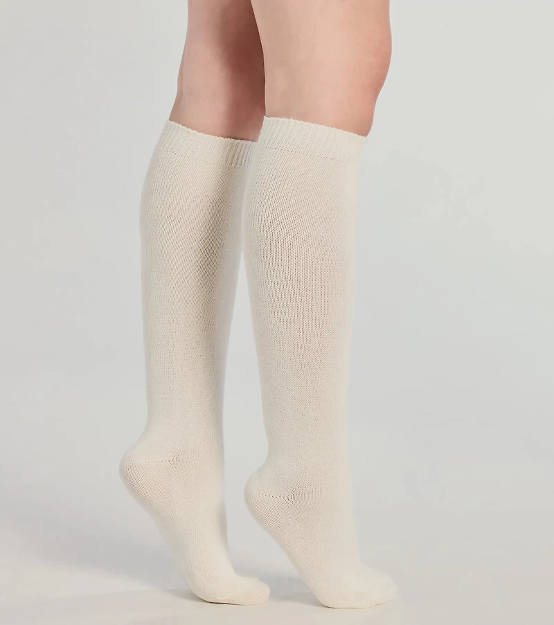 Cute And Classic Knee-High Socks