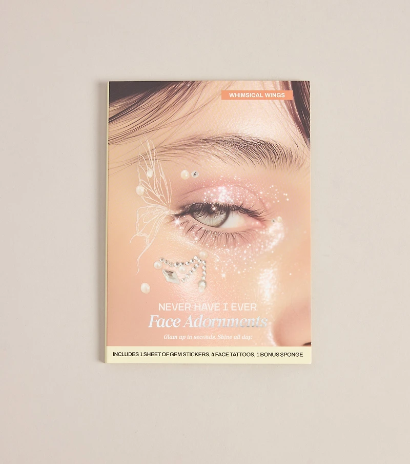 Starry Eyed Gem Stickers And Face Tattoos Set