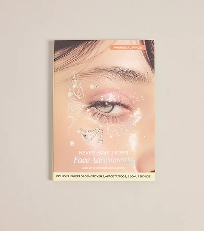 Starry Eyed Gem Stickers And Face Tattoos Set