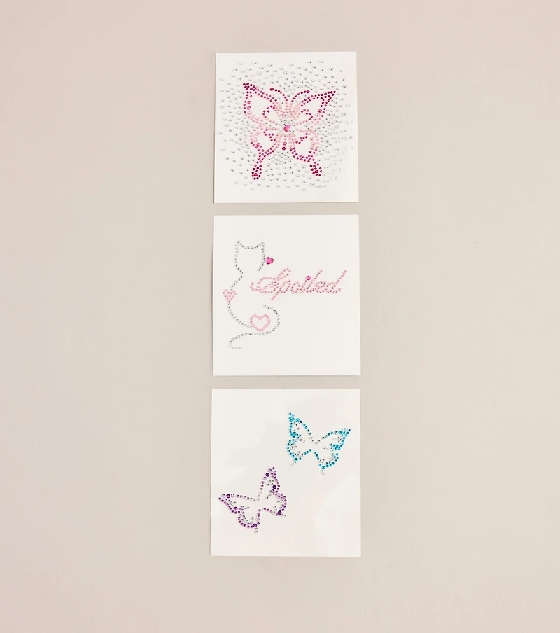 Flirty Little Details Rhinestone Stickers