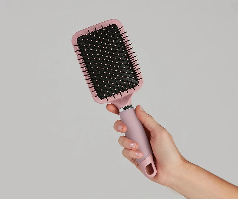 Matte Gel Grip Paddle Brush