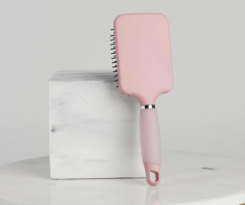 Matte Gel Grip Paddle Brush