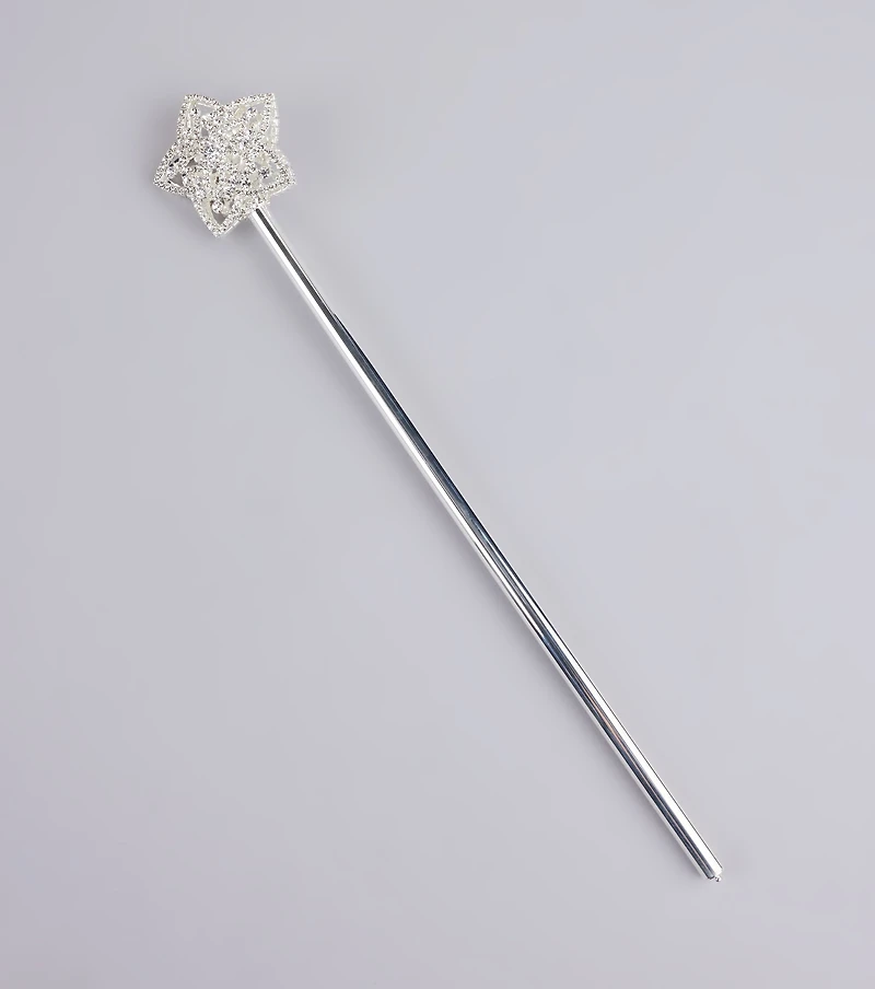 Sparkle Spells Rhinestone Star Wand