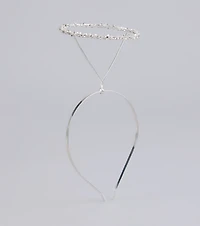 Angelic Glow Rhinestone Halo Headband