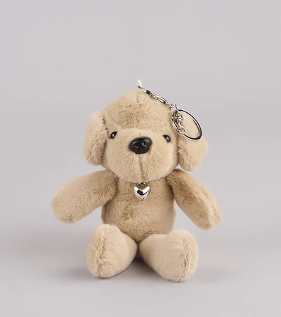 Puppy Love Plush Bag Keychain