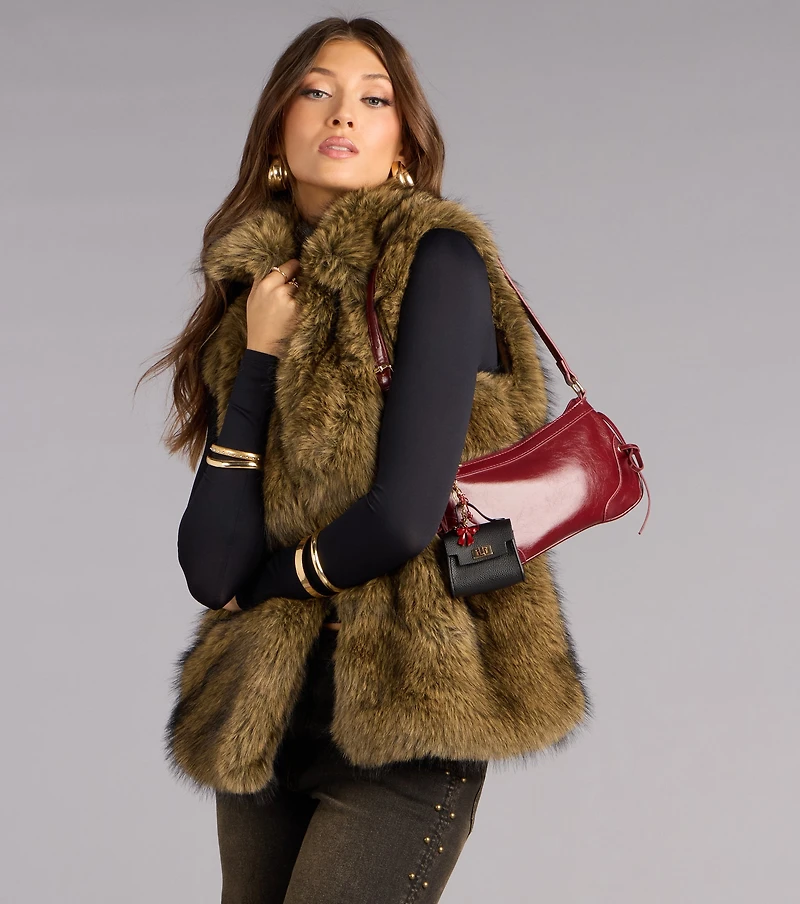 Petite Luxe Purse Bow Keychain