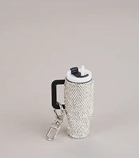 Glow Mode Rhinestone Hydro Cup Keychain