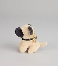 Starry Snuggles Pug Keychain