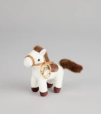 Giddy Up Plush Horse Keychain