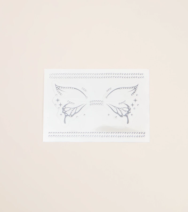 Glam Flutter Butterfly Wing Face Gems