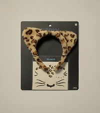 Fierce Finish Leopard Ears And Face Art Set