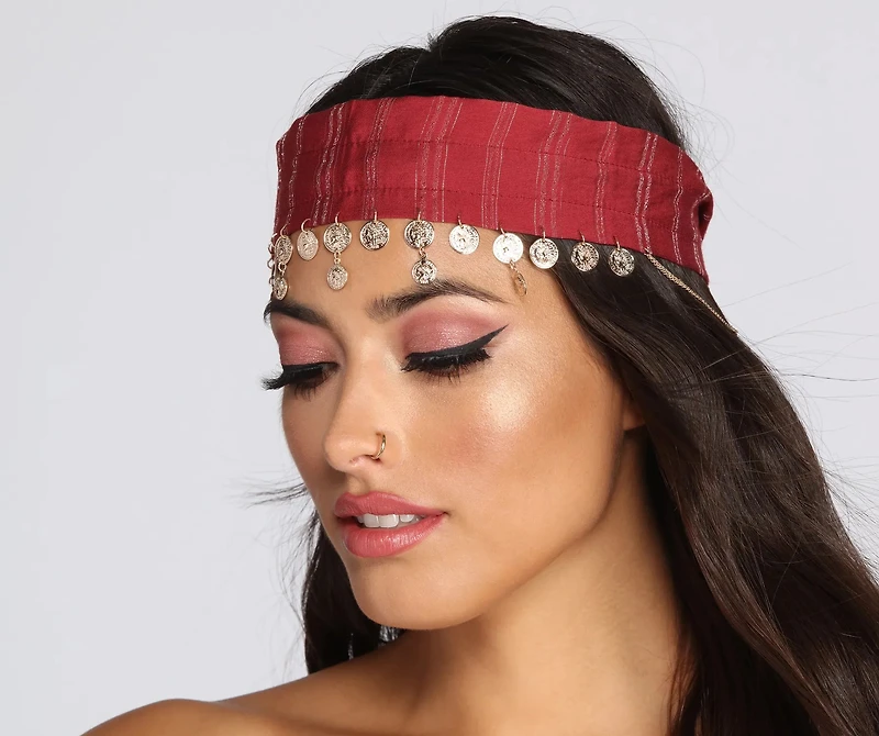 Wandering Woman Headwrap & Nose Hoop