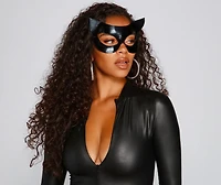 Feline Instincts Halloween Cat Mask