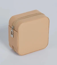 Sleek Mini Travel Jewelry Case