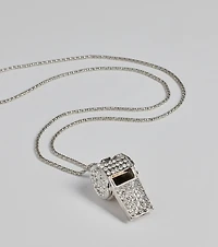 Make The Call Rhinestone Whistle