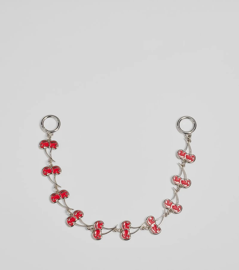 Sweet Sparkle Cherry Bag Charm