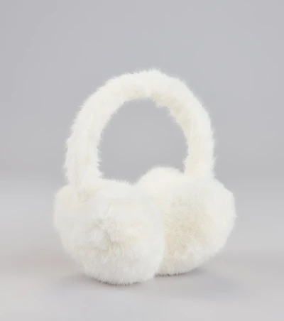 Snow Kiss Faux Fur Earmuffs