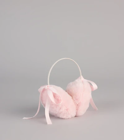 Ice Princess Bow Earmuffs