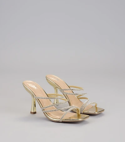 All That Glitters Rhinestone Mules