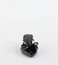Sweetest Thing Bow Kitten Heel Mules