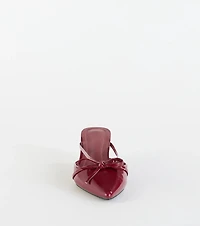 Sweetest Thing Bow Kitten Heel Mules