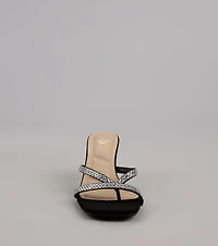 Shine Season Rhinestone Heels
