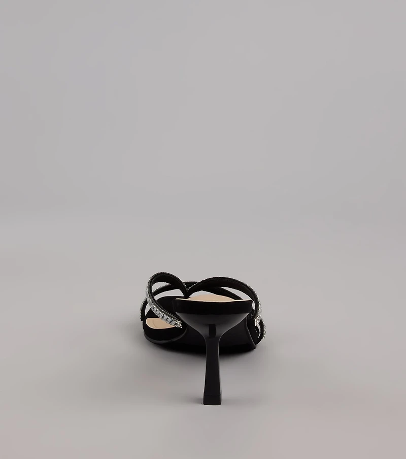 Shine Season Rhinestone Heels