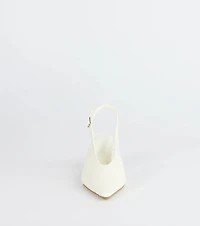 Lookin' Sleek Sling-Back Stiletto Pumps