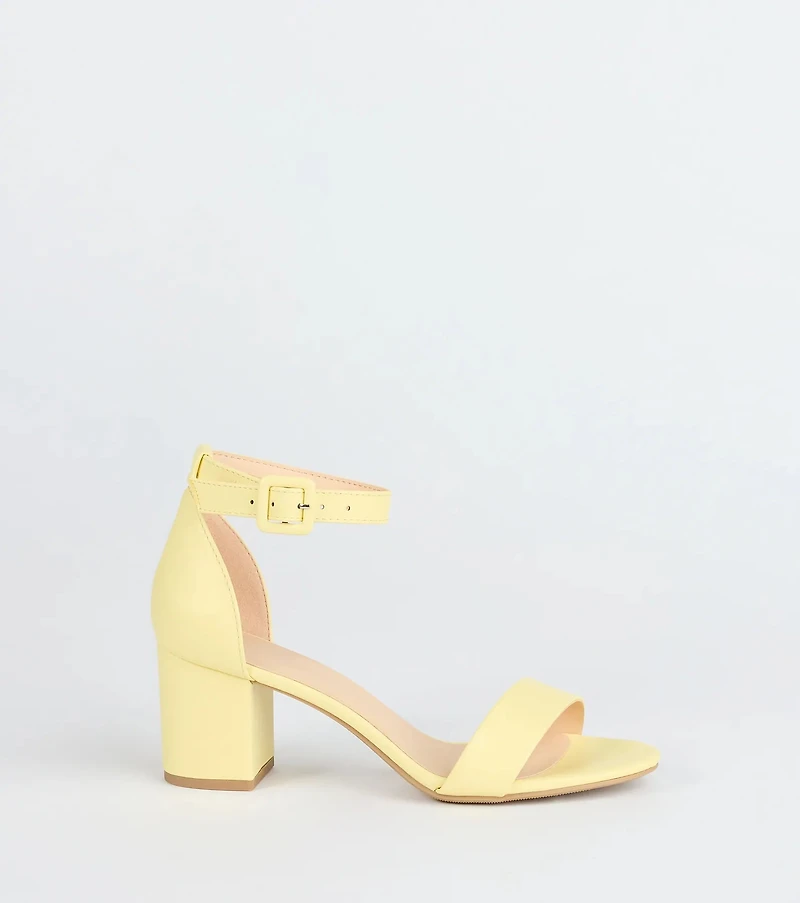 Chic Steps Low Block Heels