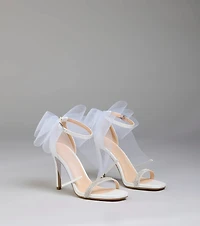 Tied With A Bow Stiletto Heels