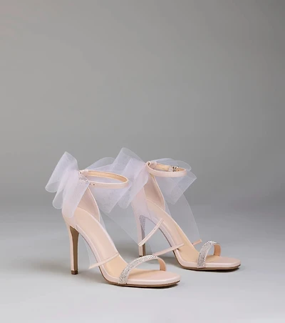 Tied With A Bow Stiletto Heels