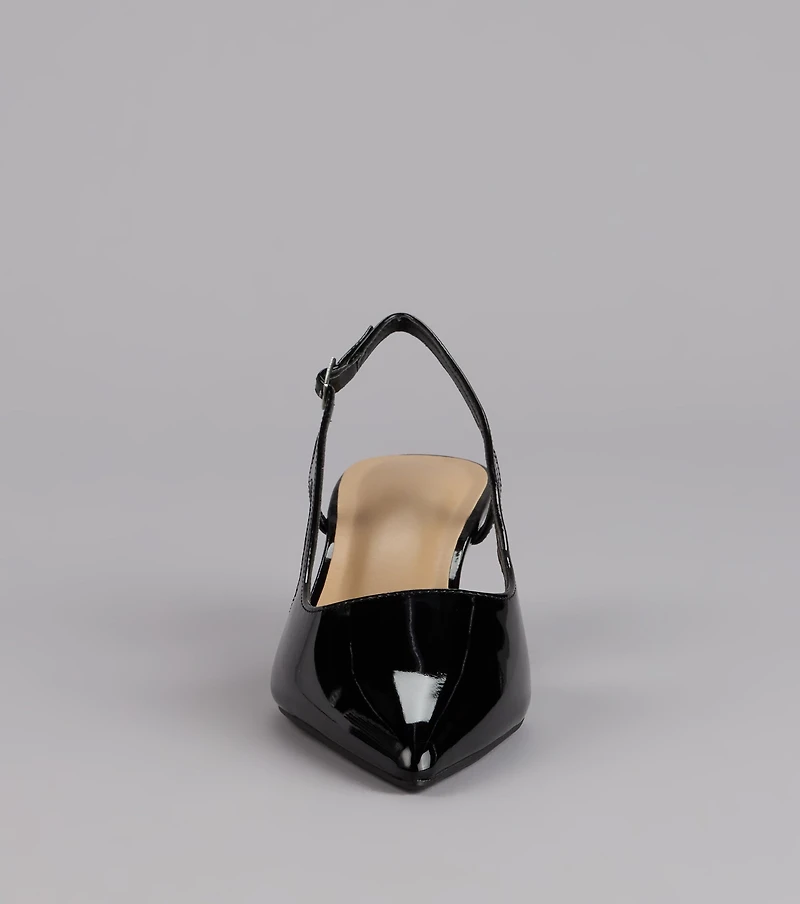 Keep It Chic Kitten Heel Pumps