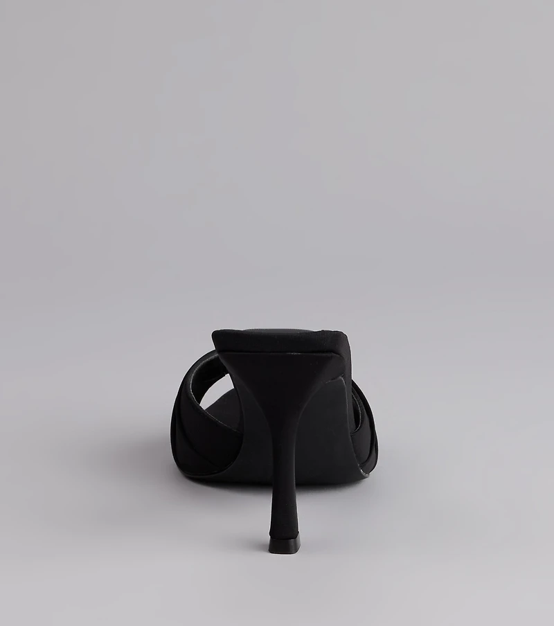 Touch Of Drama Stiletto Mules