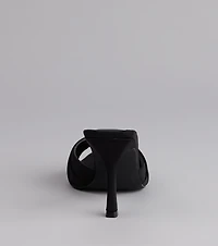 Touch Of Drama Stiletto Mules